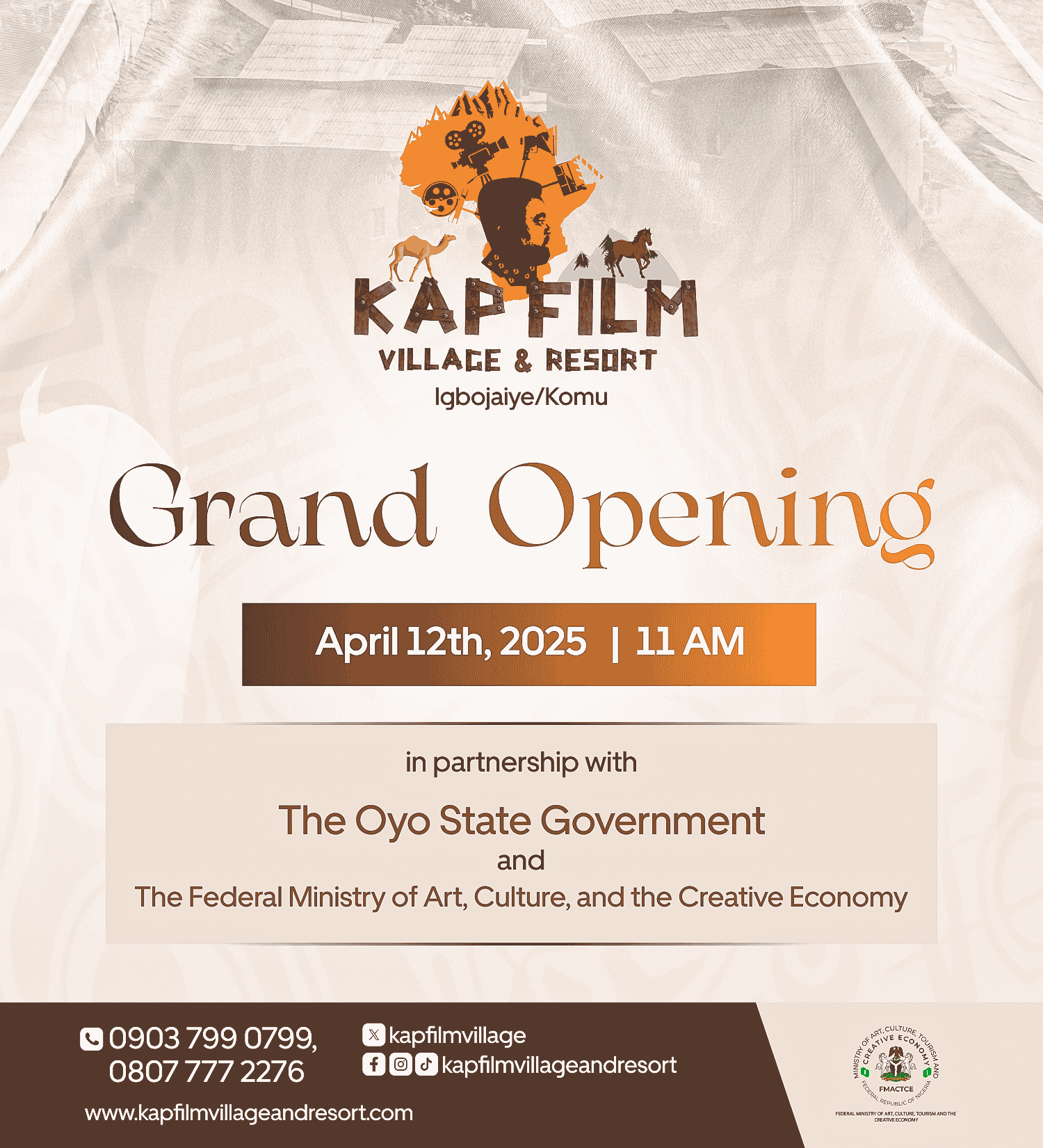 The Grand Opening of KAP Film Village & Resort